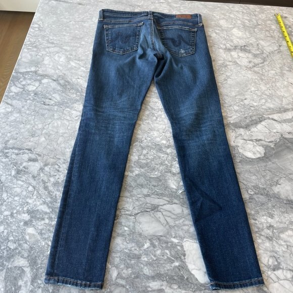 AG The Legging Ankle Super Skinny Ripped Jeans Size 27 - Picture 4 of 8